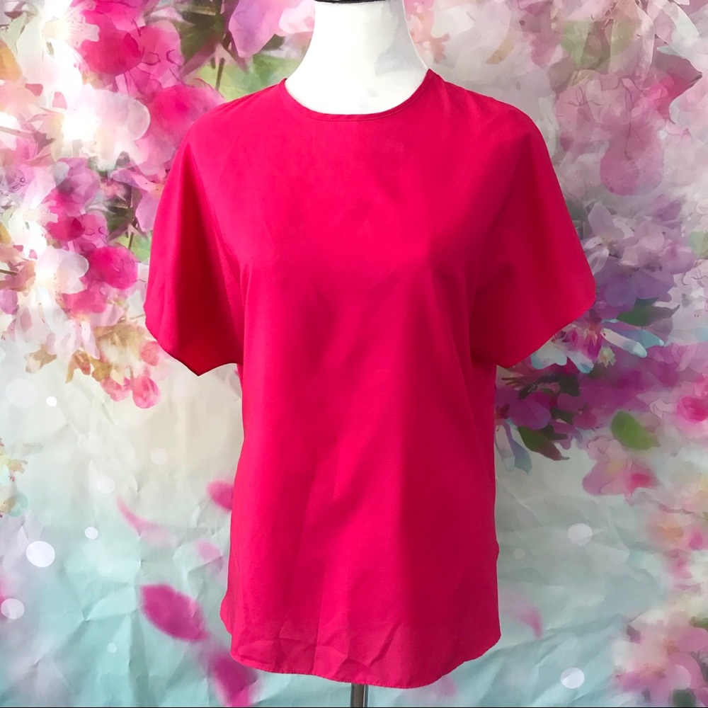 🆑3/$15 Lauren Lee-Hot Pink Dolman Dress Top